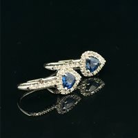 Orecchini Cianfrone Gioielli Donna in Oro Zaffiro 0.80 Ct OROR-36-198 - OROR-36-198